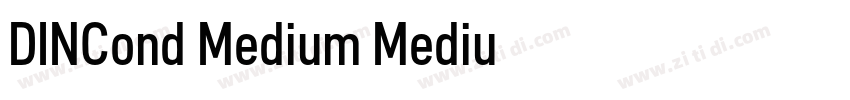 DINCond Medium Mediu字体转换 DINCond Medium Mediu字体转换